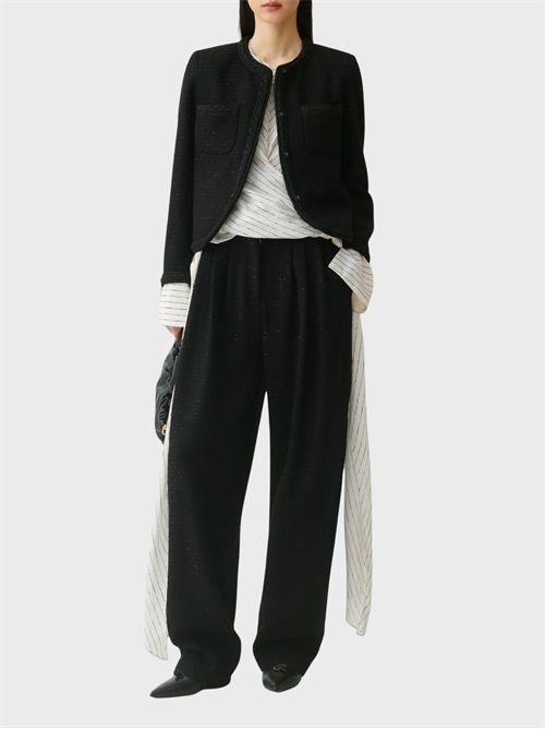 Pantalone ampio in tessuto paillettes FABIANA FILIPPI | PAD226F718M406825